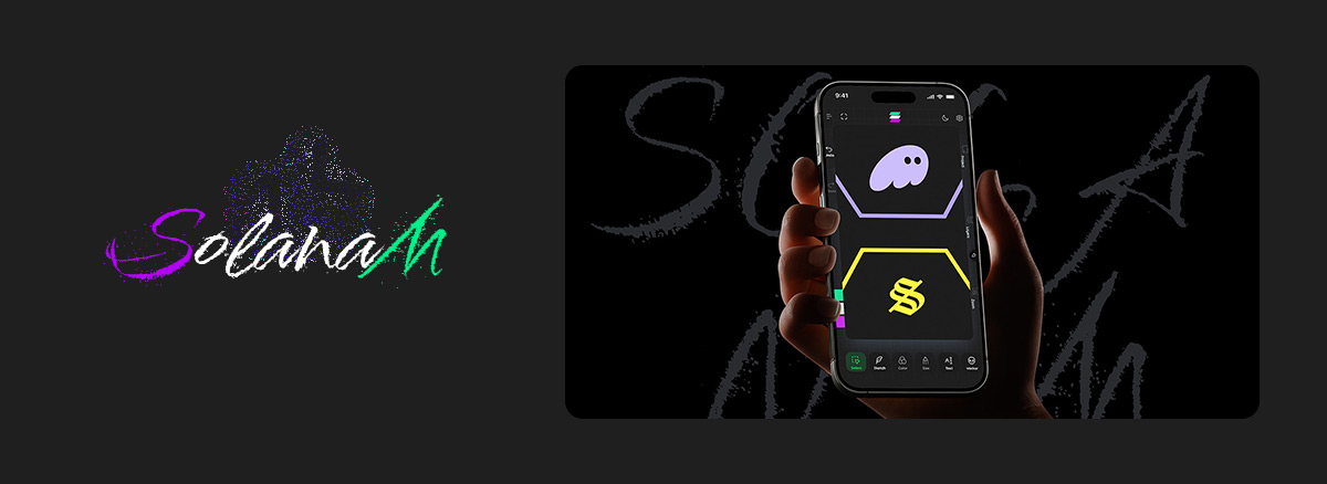 Solanam web based design software — banner